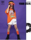 画像3: 30%off【セットアップ/在庫処分セール】 BOYS&GIRLS ORANGE HIPHOP SETS (3)