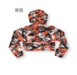 画像12: 30%off【トップス/在庫処分セール】RD 20 K-POP STYLE CAMOUFLAGE ORANGE HOODIE TOPS (12)