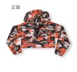 画像11: 30%off【トップス/在庫処分セール】RD 20 K-POP STYLE CAMOUFLAGE ORANGE HOODIE TOPS (11)