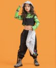 画像2: 【セットアップ】GIRLS 3 ITEMS HIPHOP BLACK SETS (2)