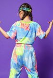 画像6: TIE-DYE SHORT SLEEVE TOPS  PANTS (6)