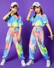 画像2: TIE-DYE SHORT SLEEVE TOPS  PANTS (2)