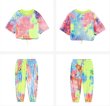 画像7: TIE-DYE SHORT SLEEVE TOPS  PANTS (7)