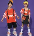 画像3: 30%off【セットアップ/在庫処分セール】130 160 女の子 GIRLS RED CHECKER HIPHOP SETS (3)