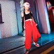 画像5: 【セットアップ】RED SLIT PANTS STREET DANCE SETS (5)