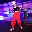 画像3: 【セットアップ】RED SLIT PANTS STREET DANCE SETS (3)