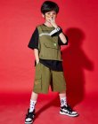 画像2: Khaki VEST HIPHOP SETS (2)