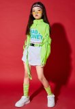 画像3: NEON GREEN GIRLS High neck HIPHOP SET (3)