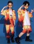 画像2: 【セットアップ】FIRE SHIRTS HIPHOP SET (2)