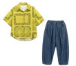 画像9: 【セットアップ】Paisley Shirts and Denim Pants Set (9)