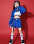 画像2: GIRLS HIPHOP BLUE COSTUME (2)