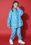 画像3: 【セットアップ】 HIPHOP PAISLEY LIGHT BLUE SETS (3)