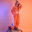 画像4: 20%off【トップス/在庫処分セール】HIPHOP GIRLS ORANGE TOPS (4)