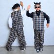 画像2: 30%off【セットアップ/在庫処分セール】120 160 LOCKING FUNKY DANCE PLAID SET (2)