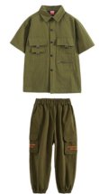 画像7: 【セットアップ】HIPHOP KHAKI LONG SETS (7)