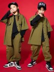 画像2: 【セットアップ】HIPHOP KHAKI LONG SETS (2)