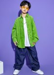 画像2: HIPHOP CORDUROY GREEN SHIRTS SET (2)