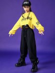 画像5: 【セットアップ】GIRLS HIPHOP YELLOW TOPS SETS (5)