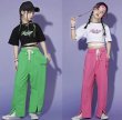 画像2: 【パンツ】PINK & GREEN HIPHOP PANTS (2)