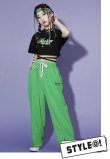 画像6: 【パンツ】PINK & GREEN HIPHOP PANTS (6)