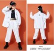 画像8: 【セットアップ】BLACK&WHITE HIPHOP SUITS STYLE SET (8)