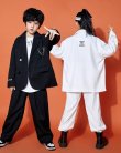 画像4: 【セットアップ】BLACK&WHITE HIPHOP SUITS STYLE SET (4)