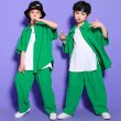 画像2: 【セットアップ】CASUAL GREEN SHIRTS SET (2)