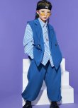 画像8: 3 BLUE VEST SUIT  (8)