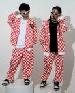 画像2: 30%off【セットアップ/ 在庫処分セール】Red Checkerboard Pattern Set (2)