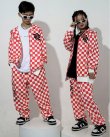 画像4: 30%off【セットアップ/ 在庫処分セール】Red Checkerboard Pattern Set (4)