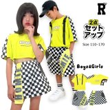 50%off【セットアップ/在庫処分セール】170 男   Boys&Girls Yellow HipHop Sets