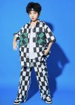 画像5: 【セットアップ】WHITE & GREEN CHECKER HIPHOP SET (5)