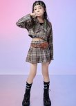 画像6: 【セットアップ】BROWN CHECK GIRLS SETS (6)