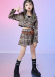 画像8: 【セットアップ】BROWN CHECK GIRLS SETS (8)