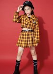 画像2: 【セットアップ】ORANGE CHECK GIRLS SETS (2)