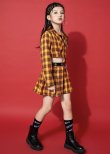 画像7: 【セットアップ】ORANGE CHECK GIRLS SETS (7)