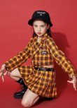 画像4: 【セットアップ】ORANGE CHECK GIRLS SETS (4)