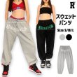 画像1: 30%off【大人向け パンツ/在庫処分セール】180 L グレー BLINGGIRLS SWEAT PANTS (1)