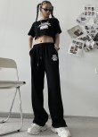 画像1: 30%off【大人向け パンツ/在庫処分セール】180 L Black South Academy Pants (1)