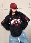 画像1: 30%off【大人向け トップス/在庫処分セール】160 170 HOPE BLACK SWEAT TOPS (1)