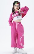 画像5: 【セットアップ】Girls Pink Cropped Set (5)