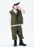 画像7: Khaki Green Vest Street  (7)