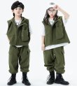 画像3: Khaki Green Vest Street  (3)