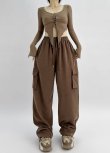 画像3: 【大人向け パンツ】 Simple 3 Colors Cargo Pants (3)