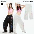 画像1: 【CBX LAB】PAINT EFFECT PANTS (White, Black) (1)