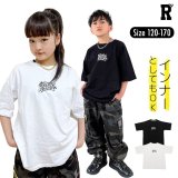 【トップス】BLACK & WHITE HIPHOP T-SHIRTS