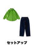 画像13: HIPHOP CORDUROY GREEN SHIRTS SET (13)