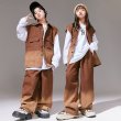 画像3: HIPHOP BROWN VEST SET (3)