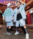 画像2: 【セットアップ】SKY BLUE HIPHOP SETS (2)