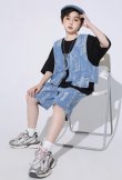 画像3: DENIM HALF PANTS SET (3)